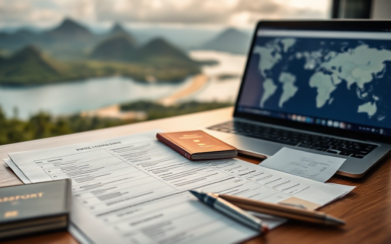 Payment Sections on the Vanuatu Citizenship Form